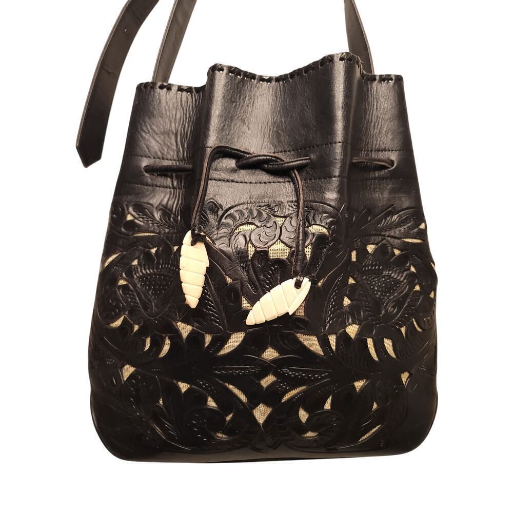 Alexis David Paola Leather vintage shoulder bag - Picture 2 of 9